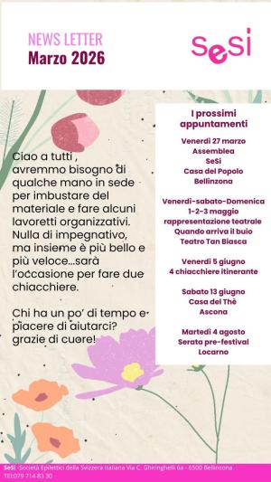 Quattro Chiacchiere 6 marzo 2026